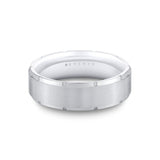 Heritage Polished Men's Band with Brushed Center Channel - Ezra