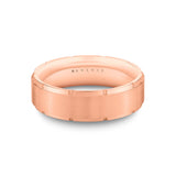 Heritage Polished Men's Band with Brushed Center Channel - Ezra
