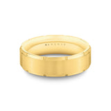 Heritage Polished Men's Band with Brushed Center Channel - Ezra