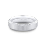 Heritage Polished Men's Band with Double Grooved Brushed Center Channel - Gideon