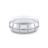 Heritage Men's Band with a Polished Narrow Cross Section Center Channel - Ilyia