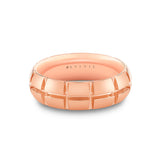 Heritage Men's Band with a Polished Narrow Cross Section Center Channel - Ilyia