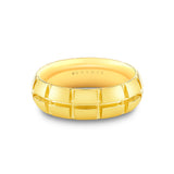 Heritage Men's Band with a Polished Narrow Cross Section Center Channel - Ilyia