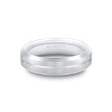 Heritage Brushed Men's Band with Center Groove - Merius