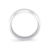 Heritage Brushed Men's Band with Center Groove - Merius