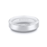 Heritage Brushed Bevel Edged Men's Band with Polished Center Groove - Nolan