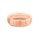 Heritage Polished Men's Band with Tile Sections - Virgil