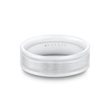 Heritage Polished Men's Band with Milgrain Edges - Axel