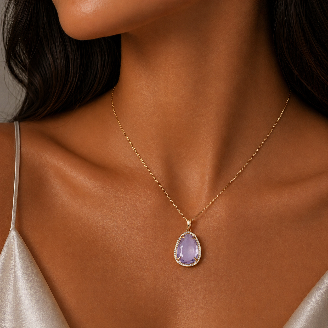 Colored Stone Pendant