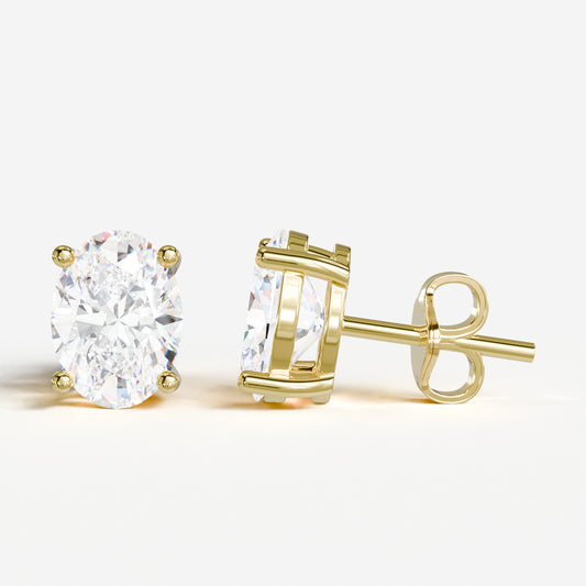 18K Yellow Gold Lab-Grown Diamond