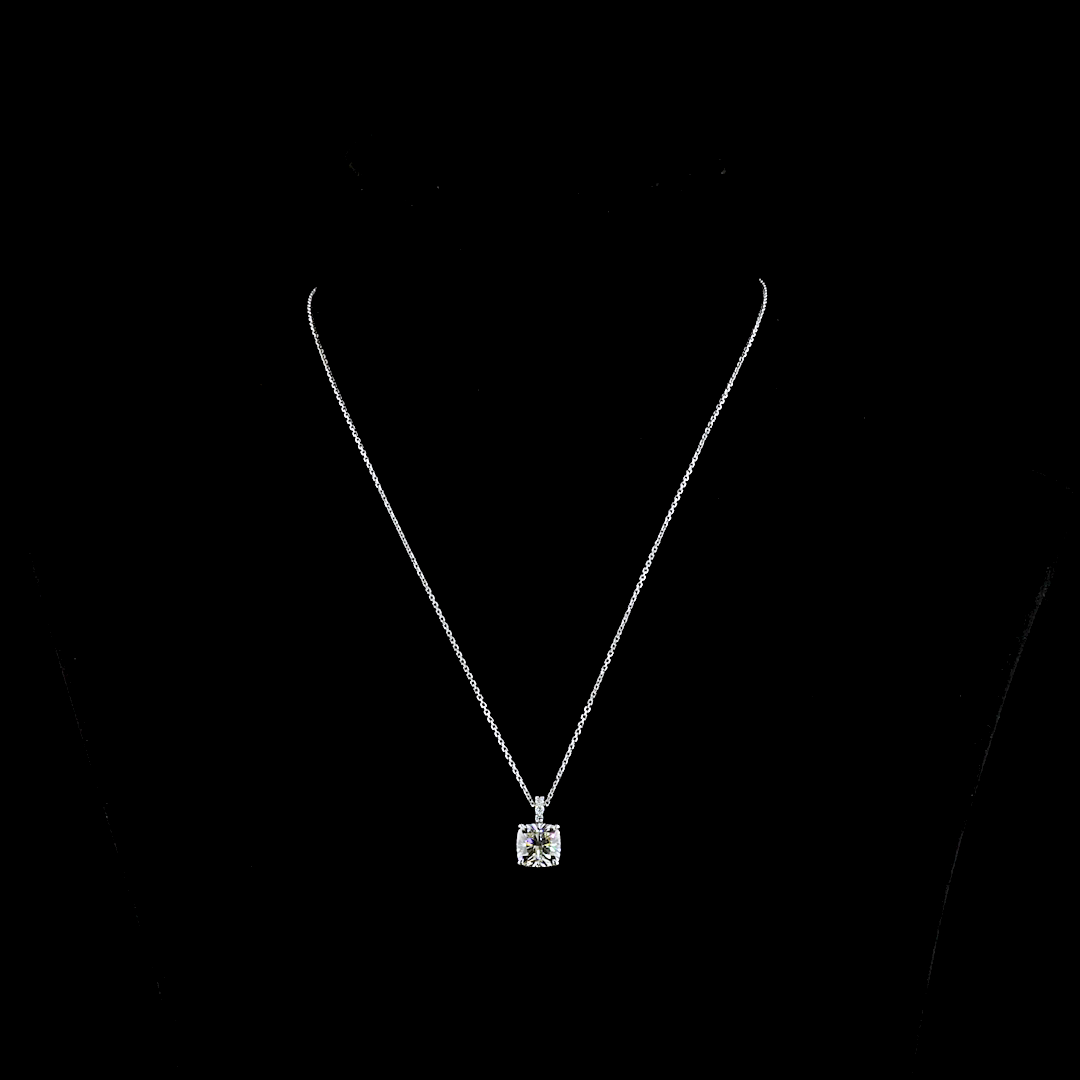 14K White Gold Lab-Grown Diamond
