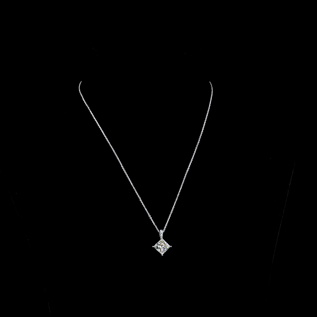14K White Gold Lab-Grown Diamond
