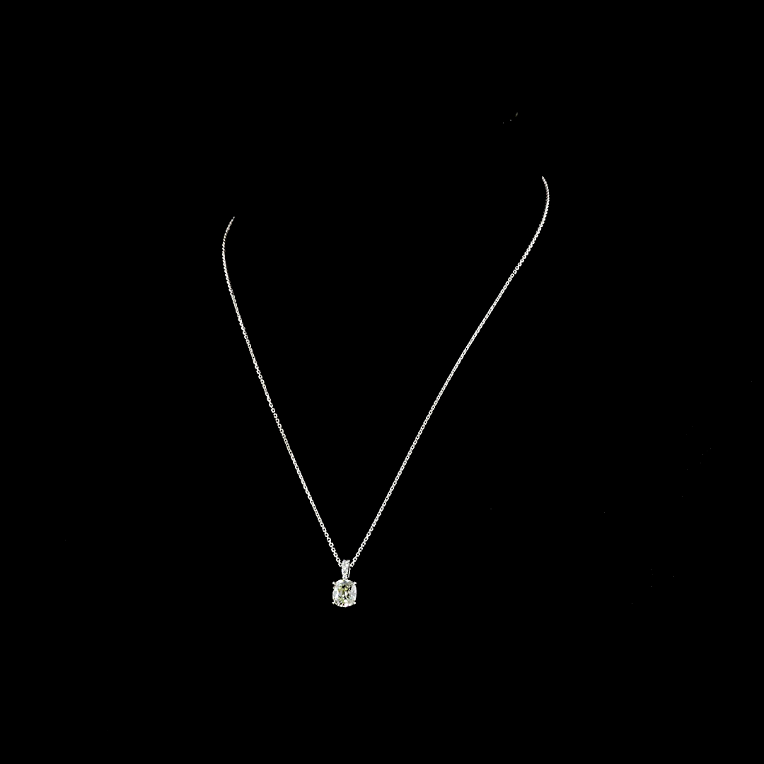 14K White Gold Lab-Grown Diamond