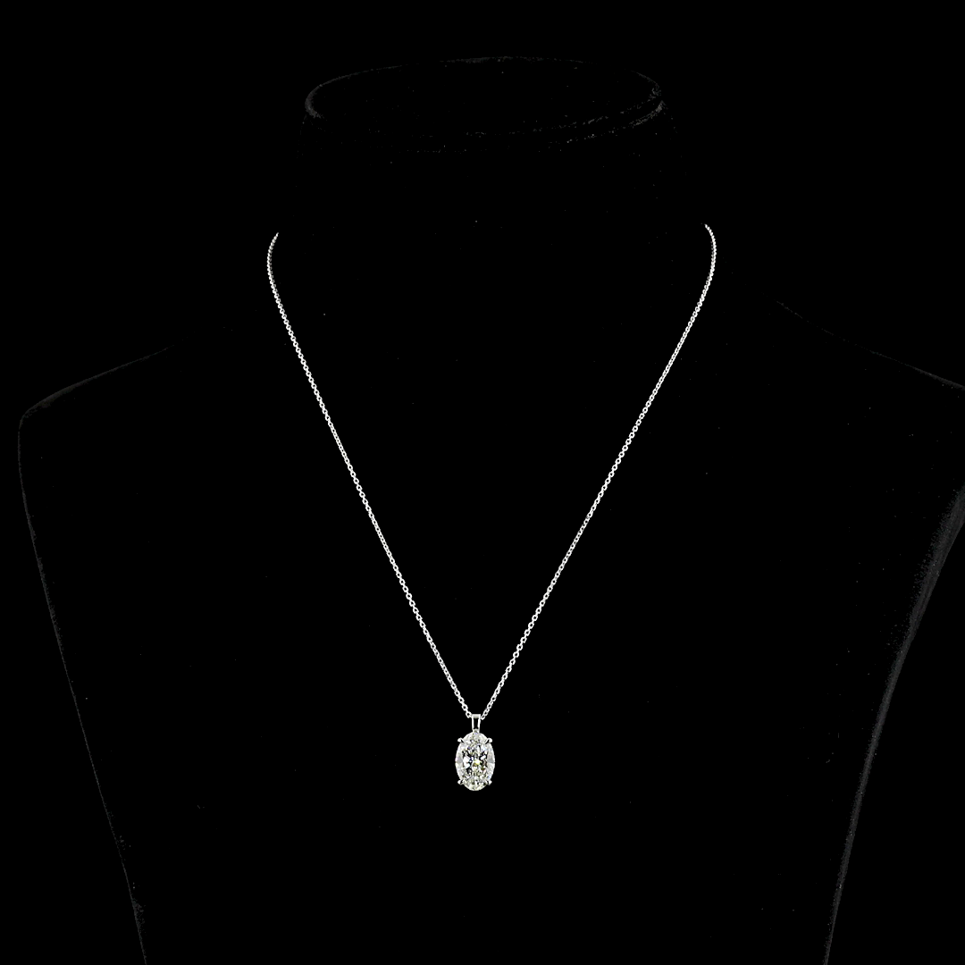 14K White Gold Lab-Grown Diamond