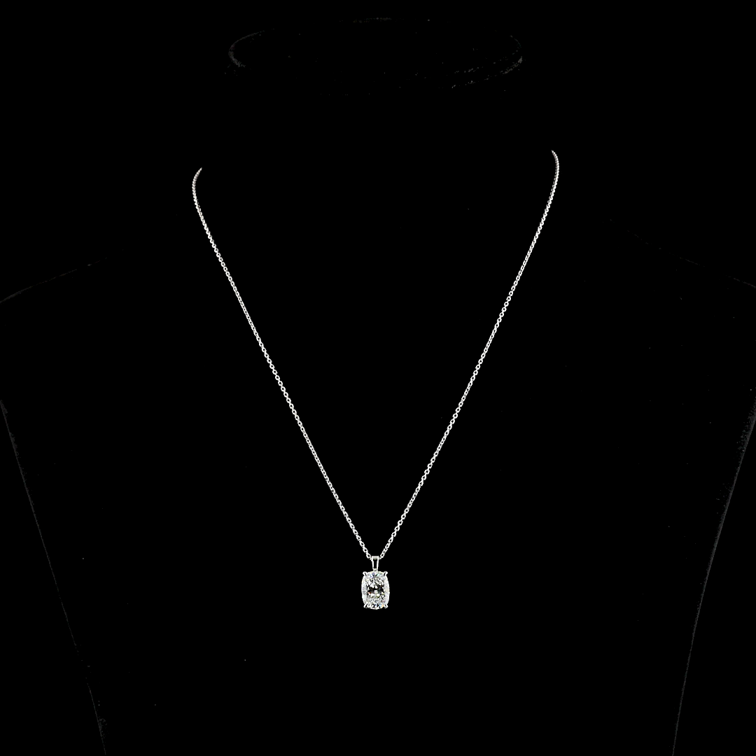 14K White Gold Lab-Grown Diamond