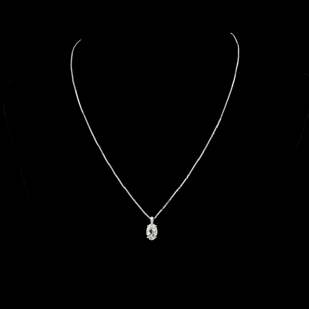 14K White Gold Lab-Grown Diamond