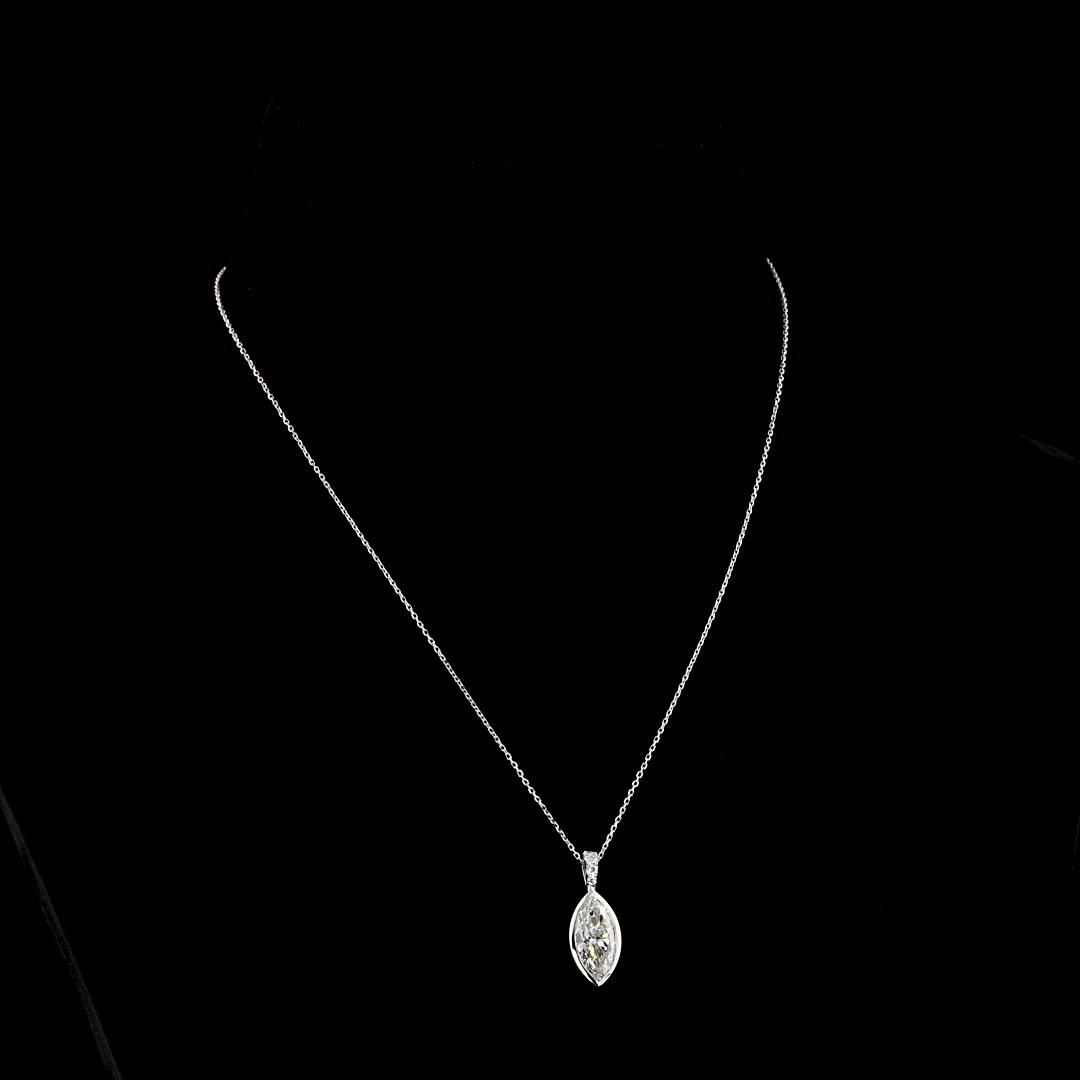 14K White Gold Lab-Grown Diamond