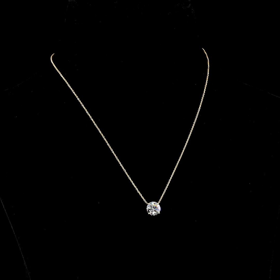 14K Yellow Gold Lab-Grown Diamond