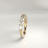 Mira Nine-Stone Round Diamond Band