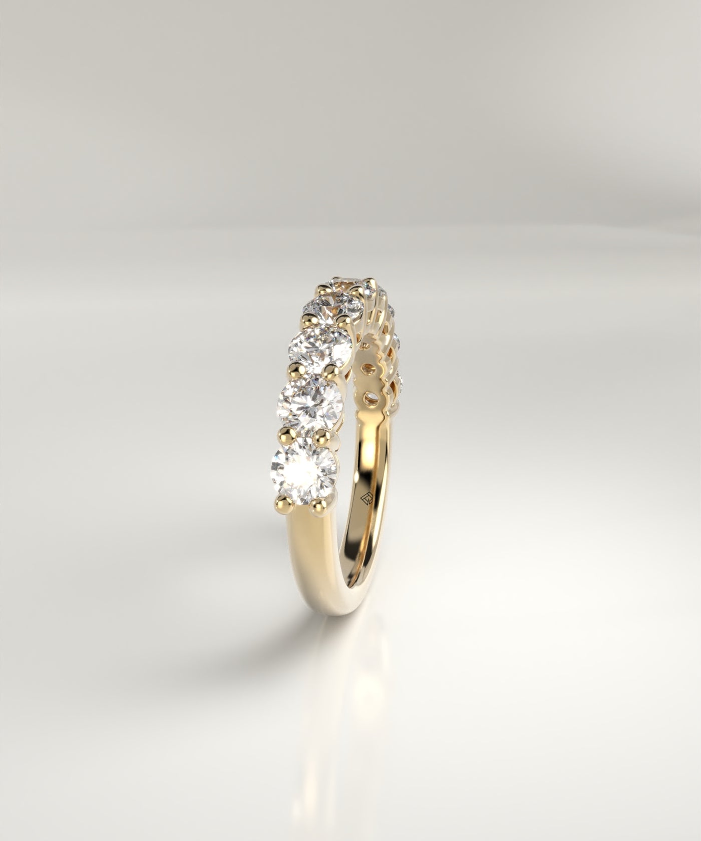 Mira Nine-Stone Round Diamond Band