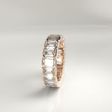 Zoey Emerald-Cut Diamond Band