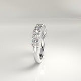 Mira Nine-Stone Oval Diamond Band
