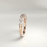 Mira Seven-Stone Round Diamond Band
