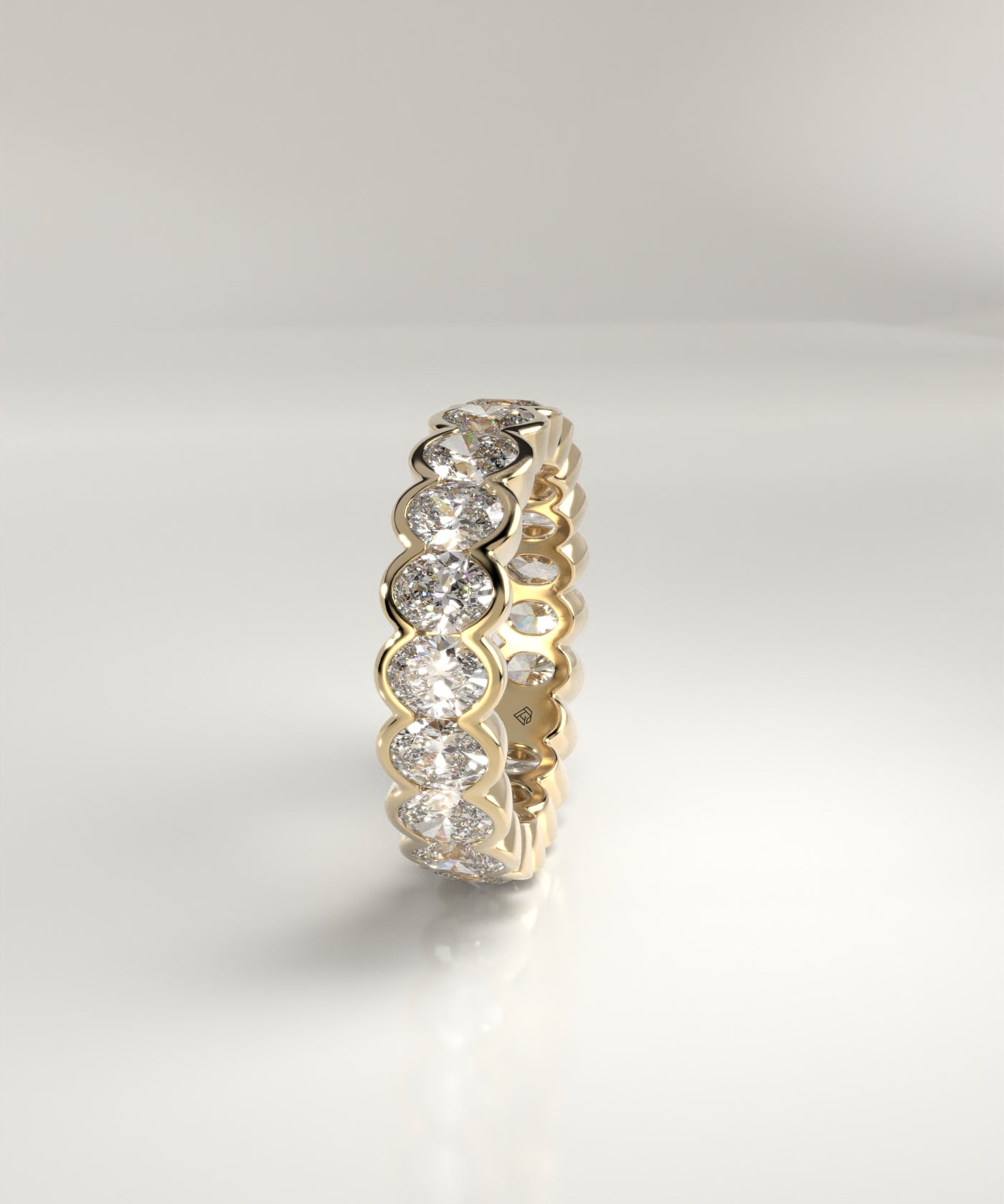 Zoey Oval Diamond Band