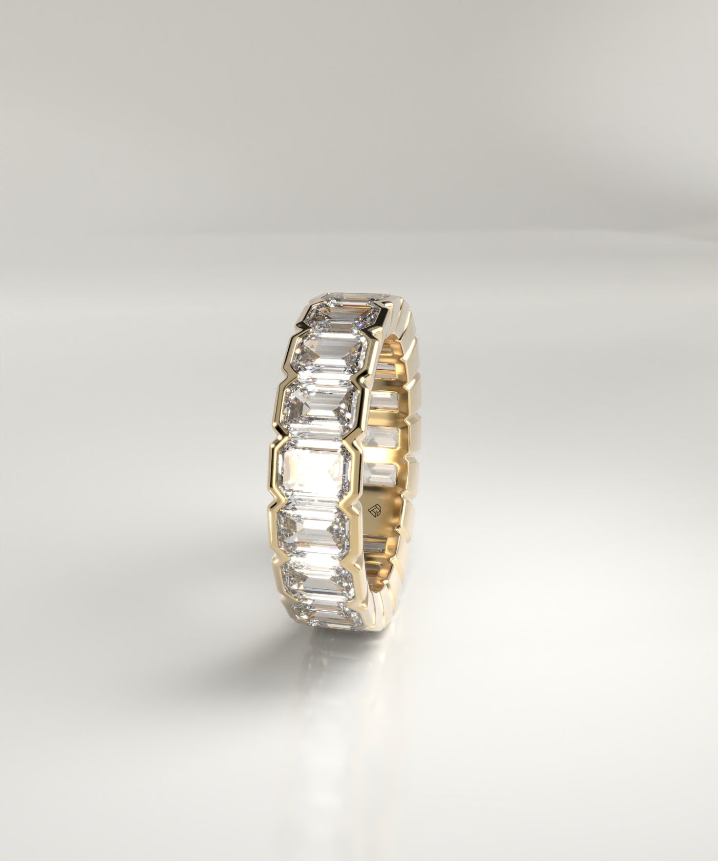 Zoey Emerald-Cut Diamond Band
