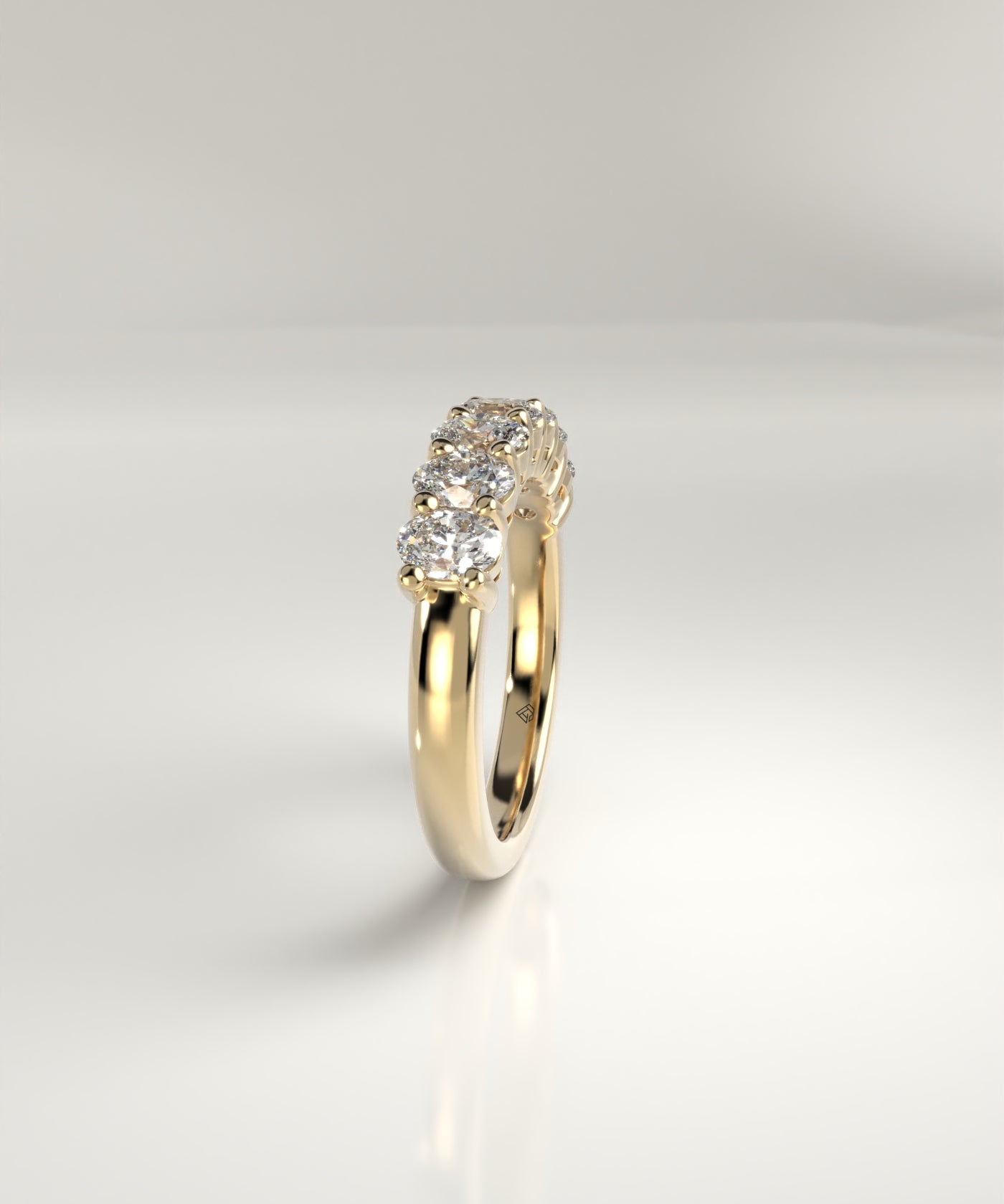 Mira Seven-Stone Oval Diamond Band