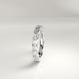 Adeline Emerald-Cut Diamond Band