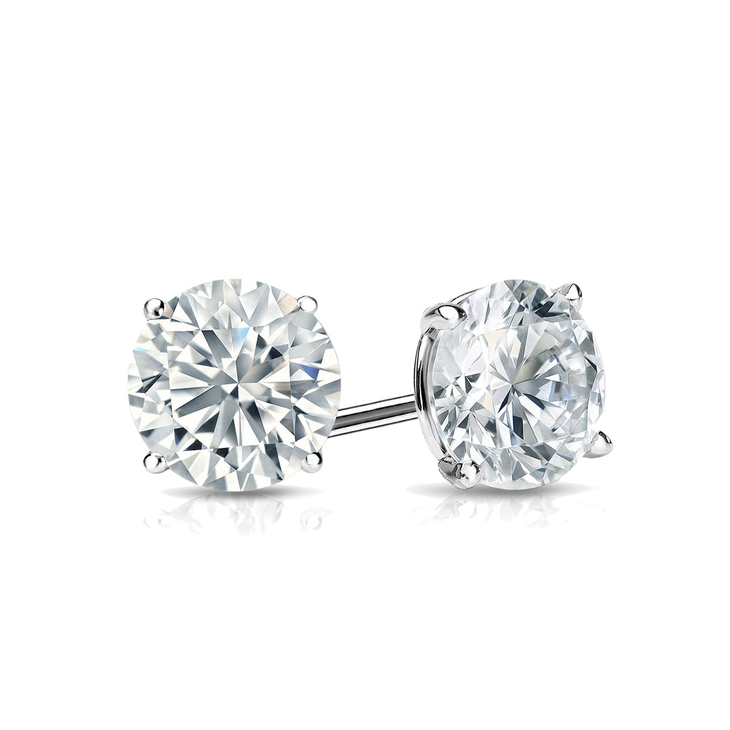 Lab Grown Diamond Stud Earrings Round 3.00 ct. tw. (F-G, VS)