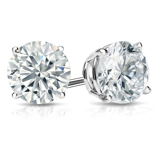 Lab Grown Diamond Stud Earrings Round 4.50 ct. tw. (F-G, VS)