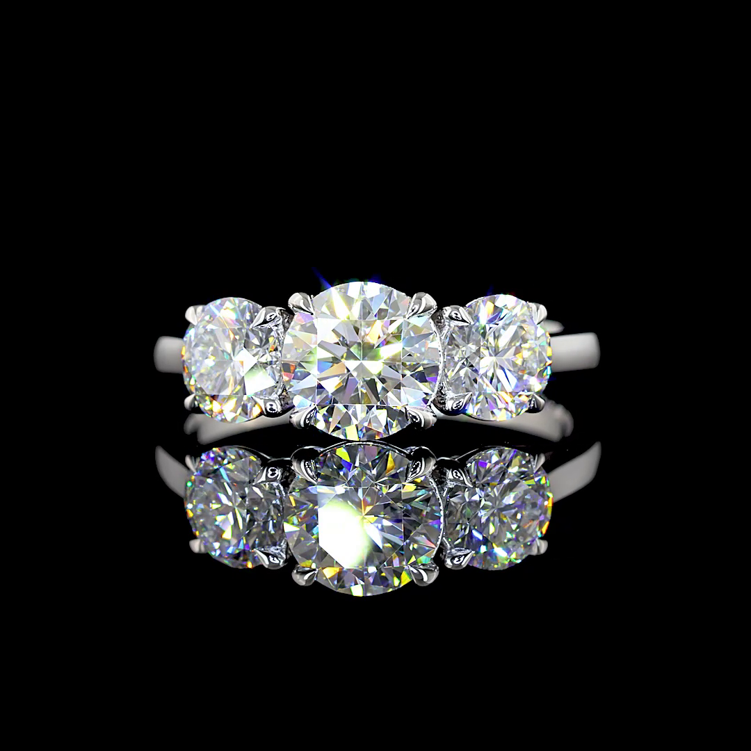 Platinum Lab-Grown Diamond Ring