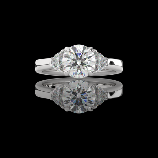 Platinum Lab-Grown Diamond Ring