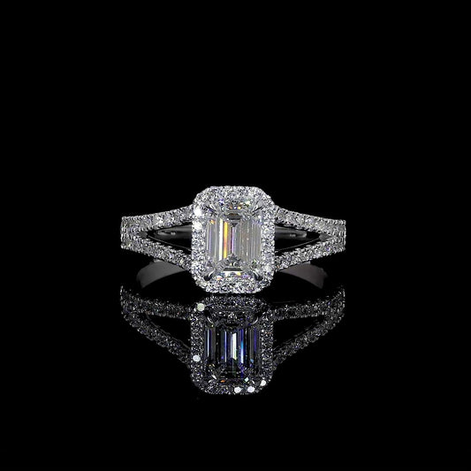 Platinum Lab-Grown Diamond Ring