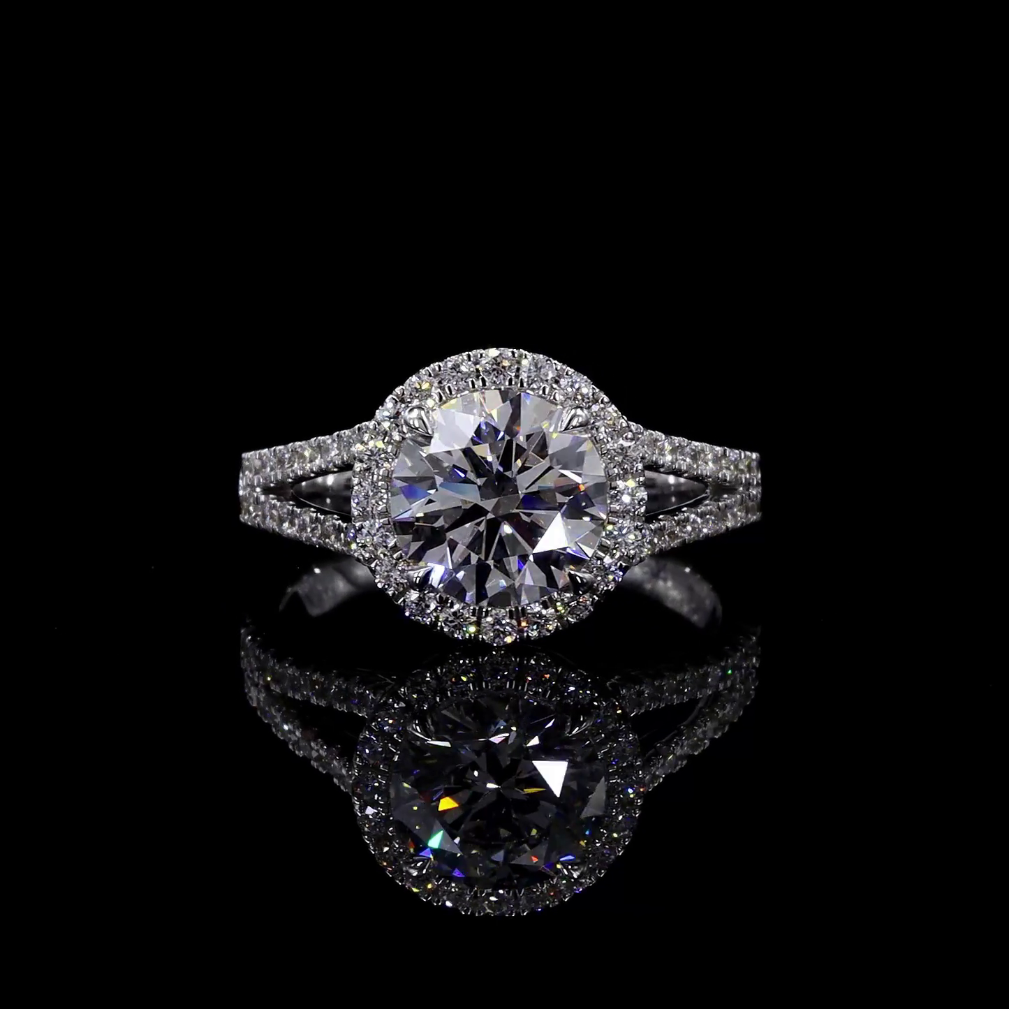 Platinum Lab-Grown Diamond Ring