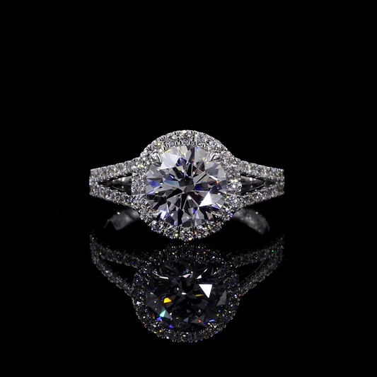 Platinum Lab-Grown Diamond Ring