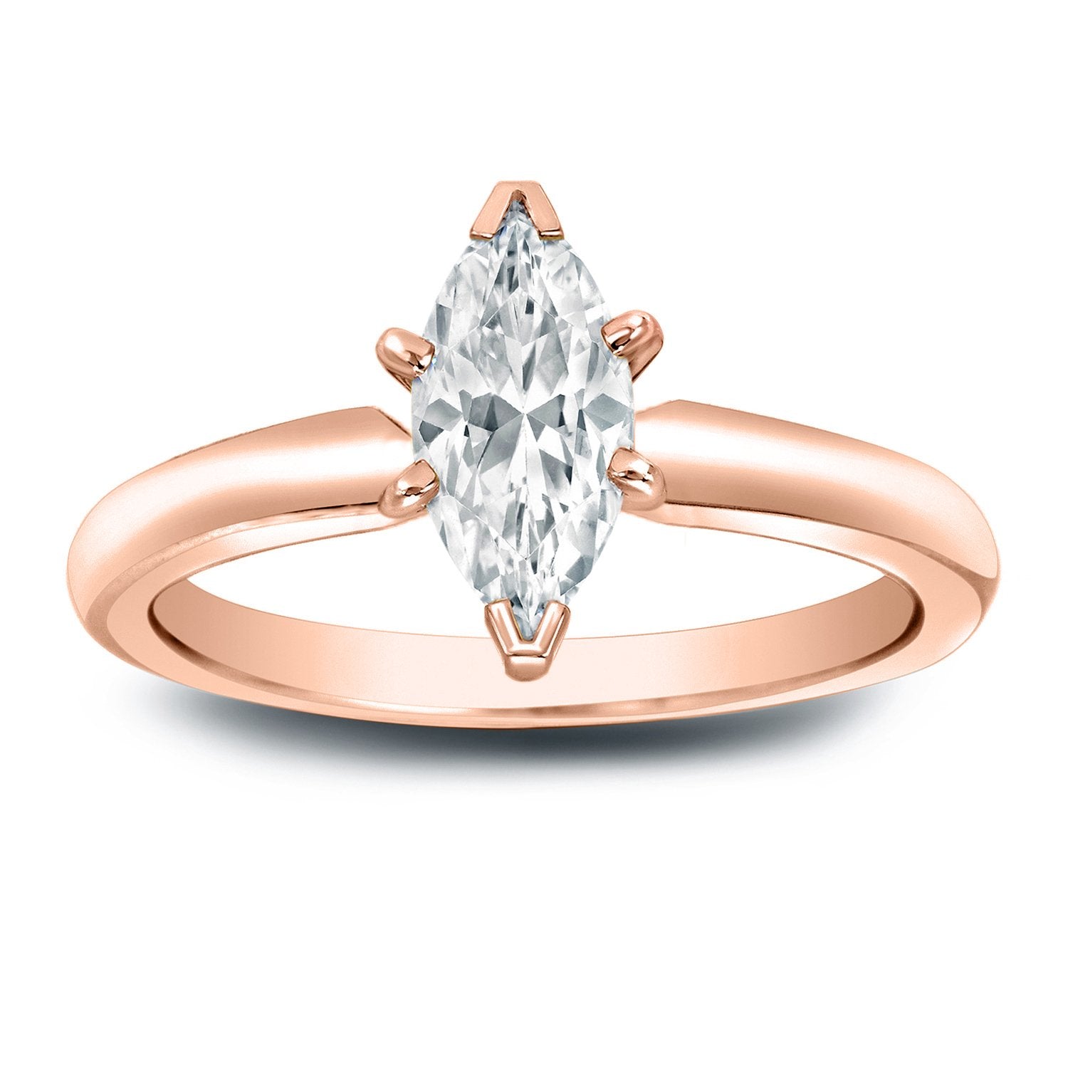 Marquise Diamond Solitaire Engagement Ring