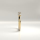 Mira Five-Stone Round Diamond Band