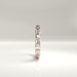 Adeline Emerald-Cut Diamond Band
