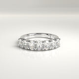 Mira Seven-Stone Oval Diamond Band