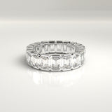 Zoey Emerald-Cut Diamond Band