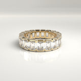 Zoey Emerald-Cut Diamond Band