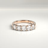 Mira Five-Stone Round Diamond Band