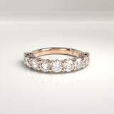Mira Nine-Stone Round Diamond Band