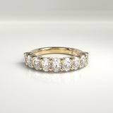 Mira Nine-Stone Oval Diamond Band