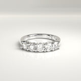 Mira Five-Stone Round Diamond Band