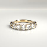 Mira Nine-Stone Round Diamond Band
