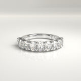 Mira Nine-Stone Oval Diamond Band